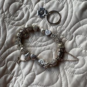 Pandora Bracelet and Charms
